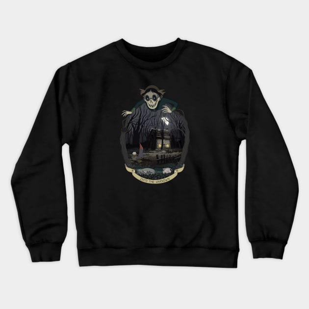 Enter The House Of Doom Crewneck Sweatshirt by runcatrun